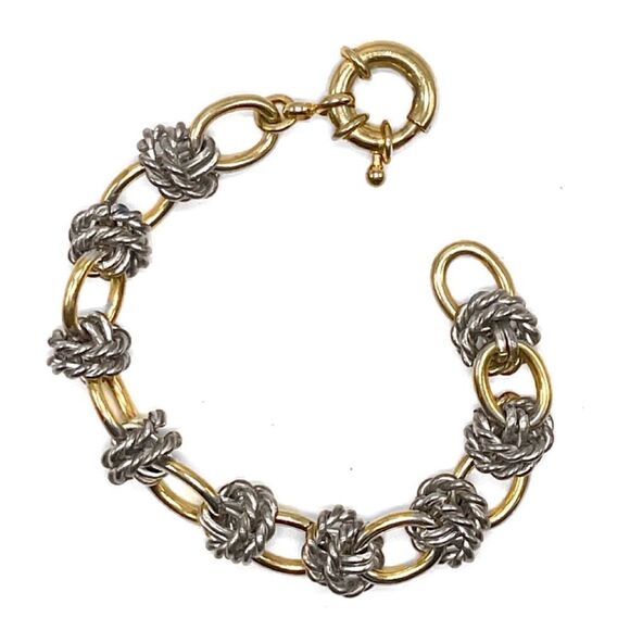 Knot Chain Contrast Bracelet - Picture 3 of 6